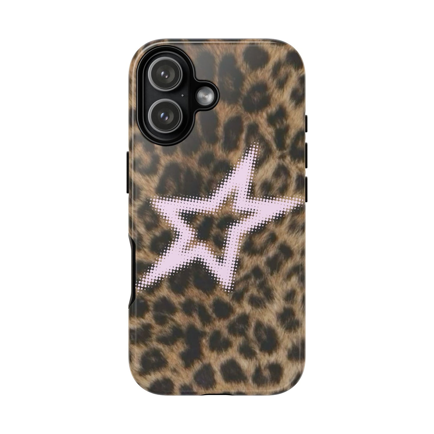 Pink Star Cheetah Case