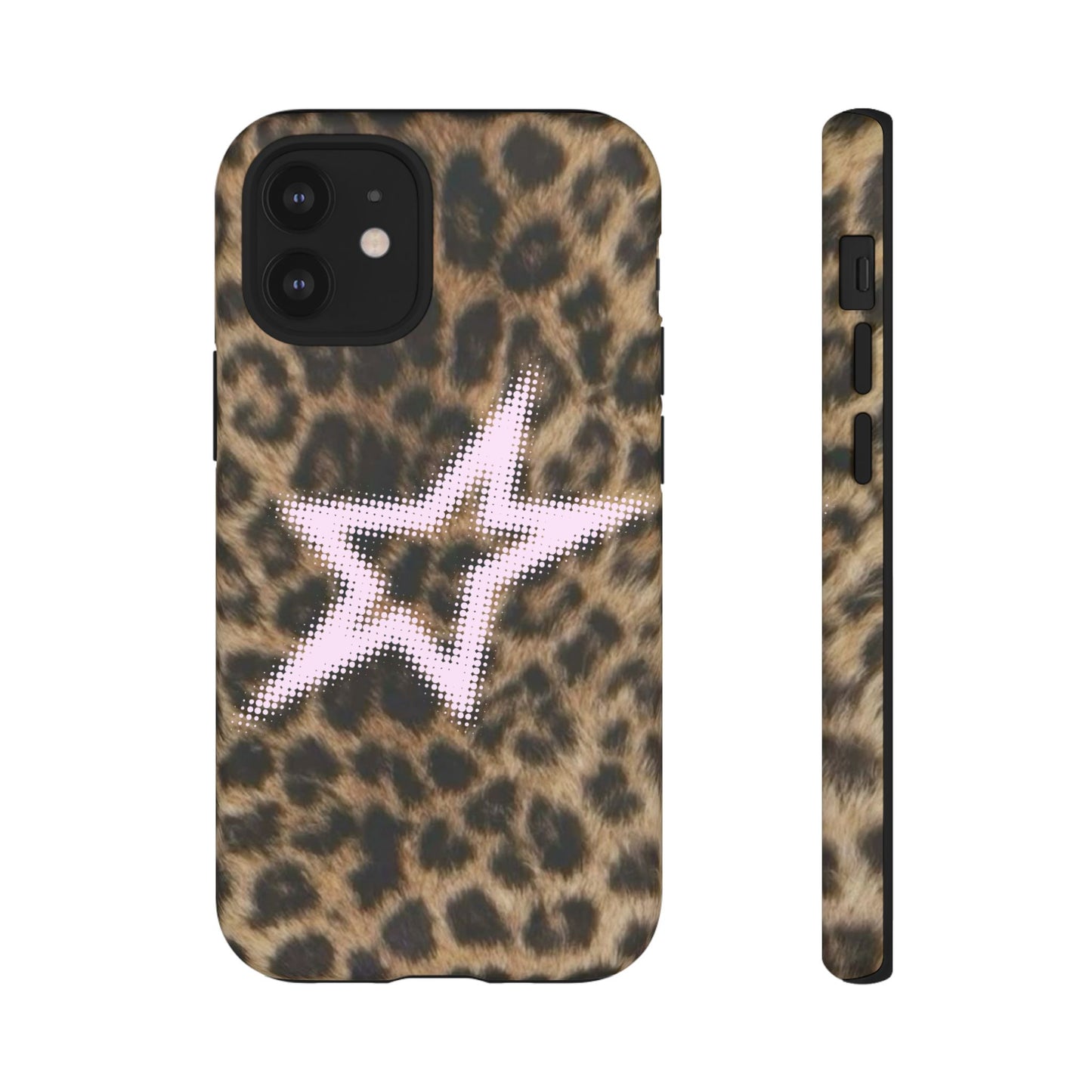 Pink Star Cheetah Case