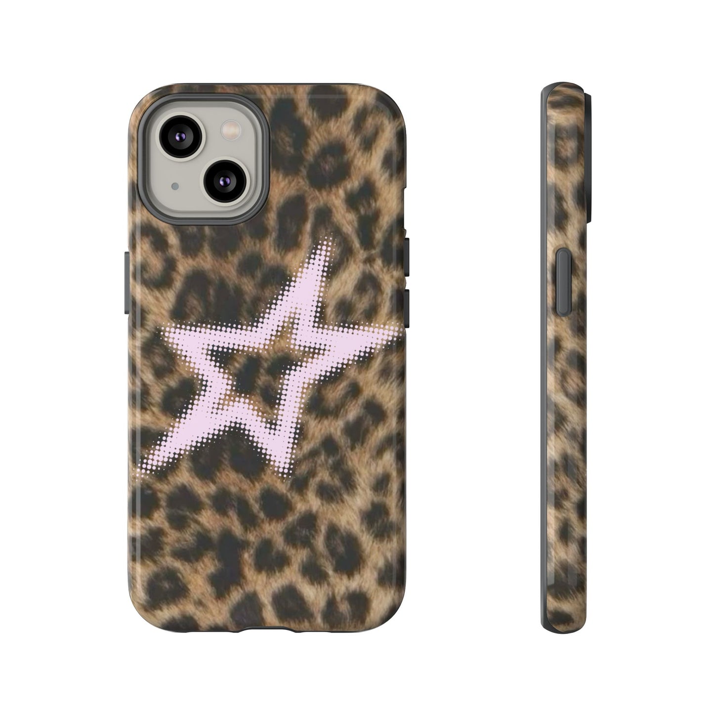 Pink Star Cheetah Case
