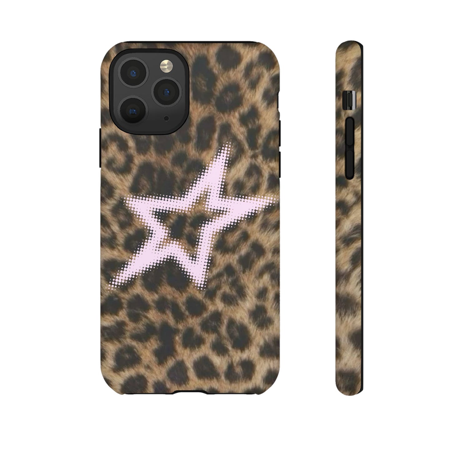 Pink Star Cheetah Case