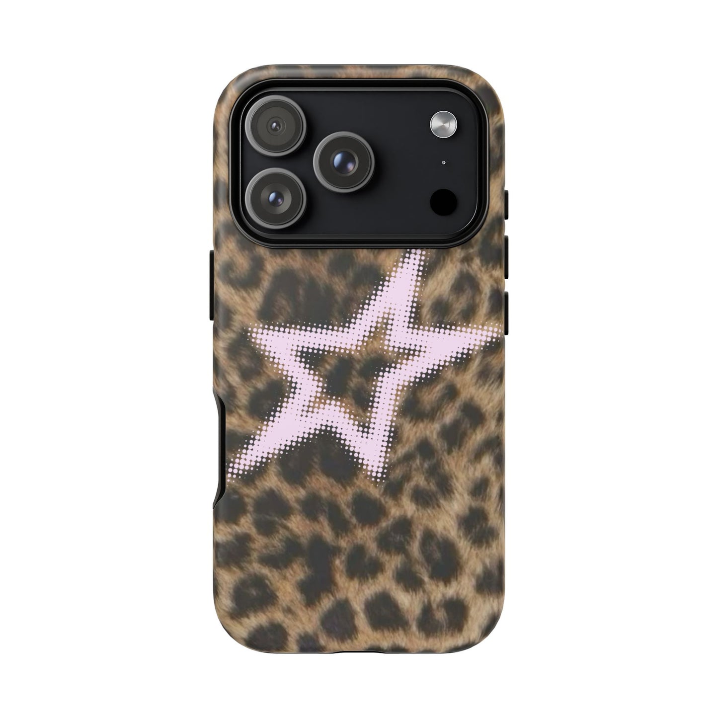 Pink Star Cheetah Case