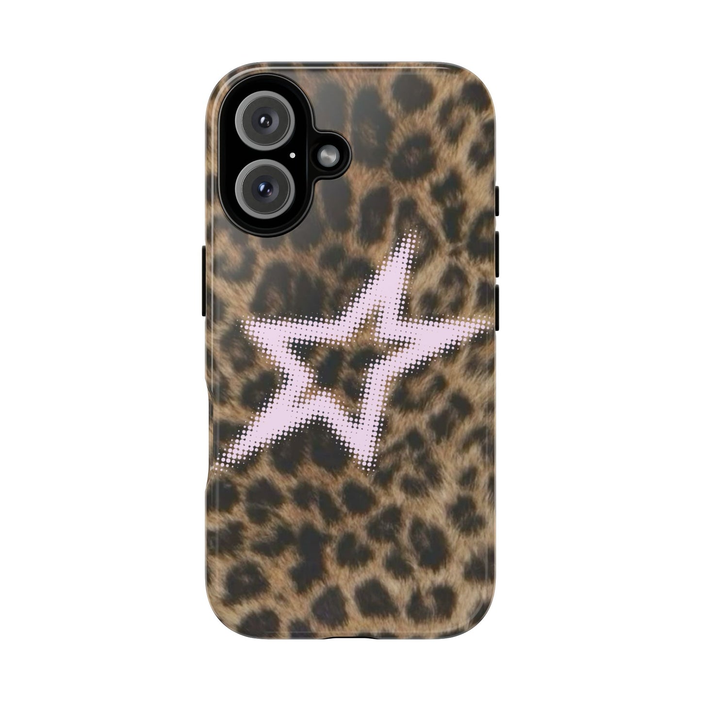 Pink Star Cheetah Case