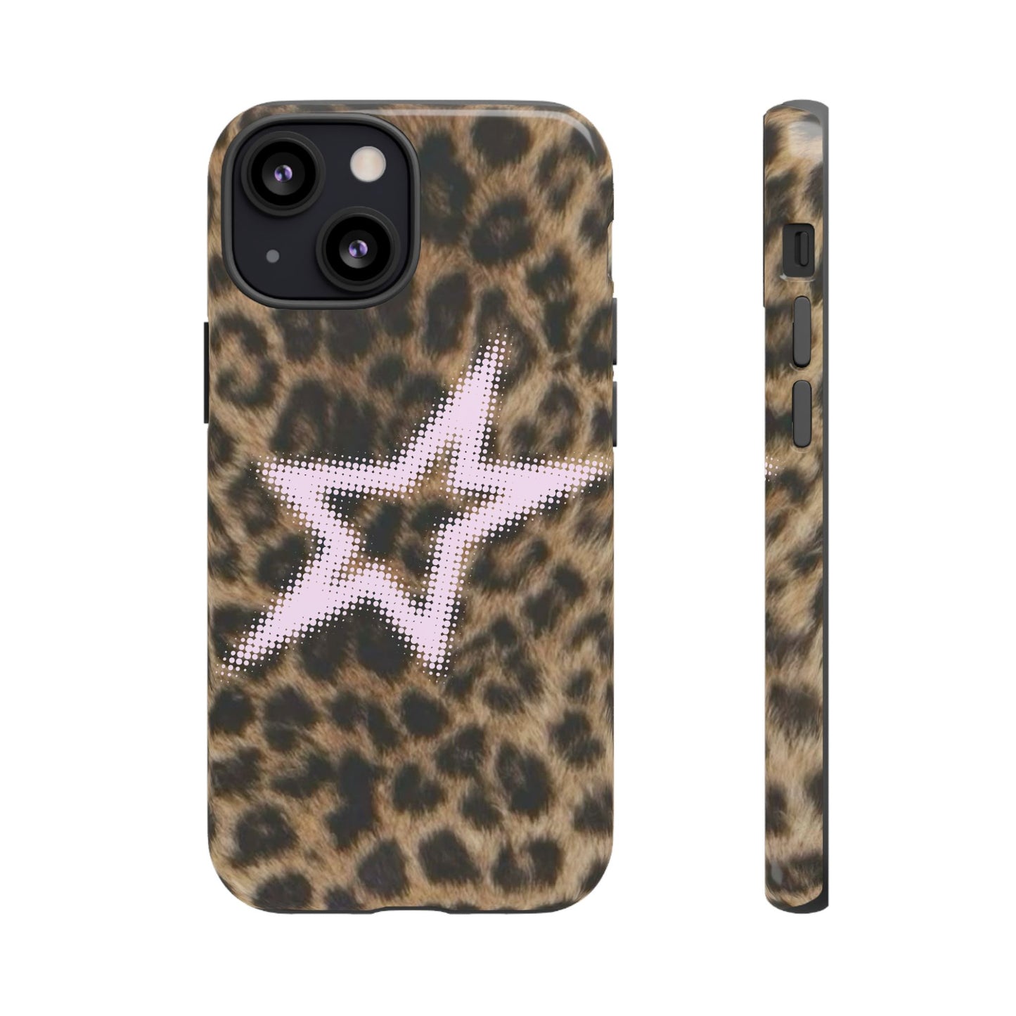 Pink Star Cheetah Case