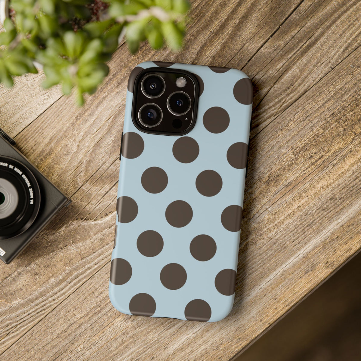 Brown Polka Dot Case
