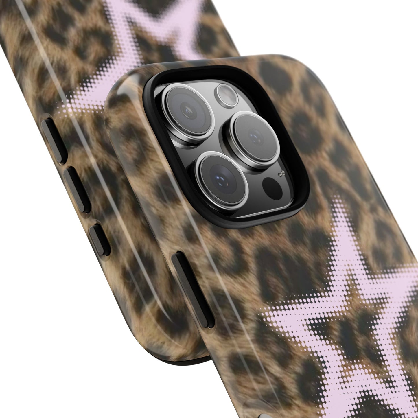 Pink Star Cheetah Case