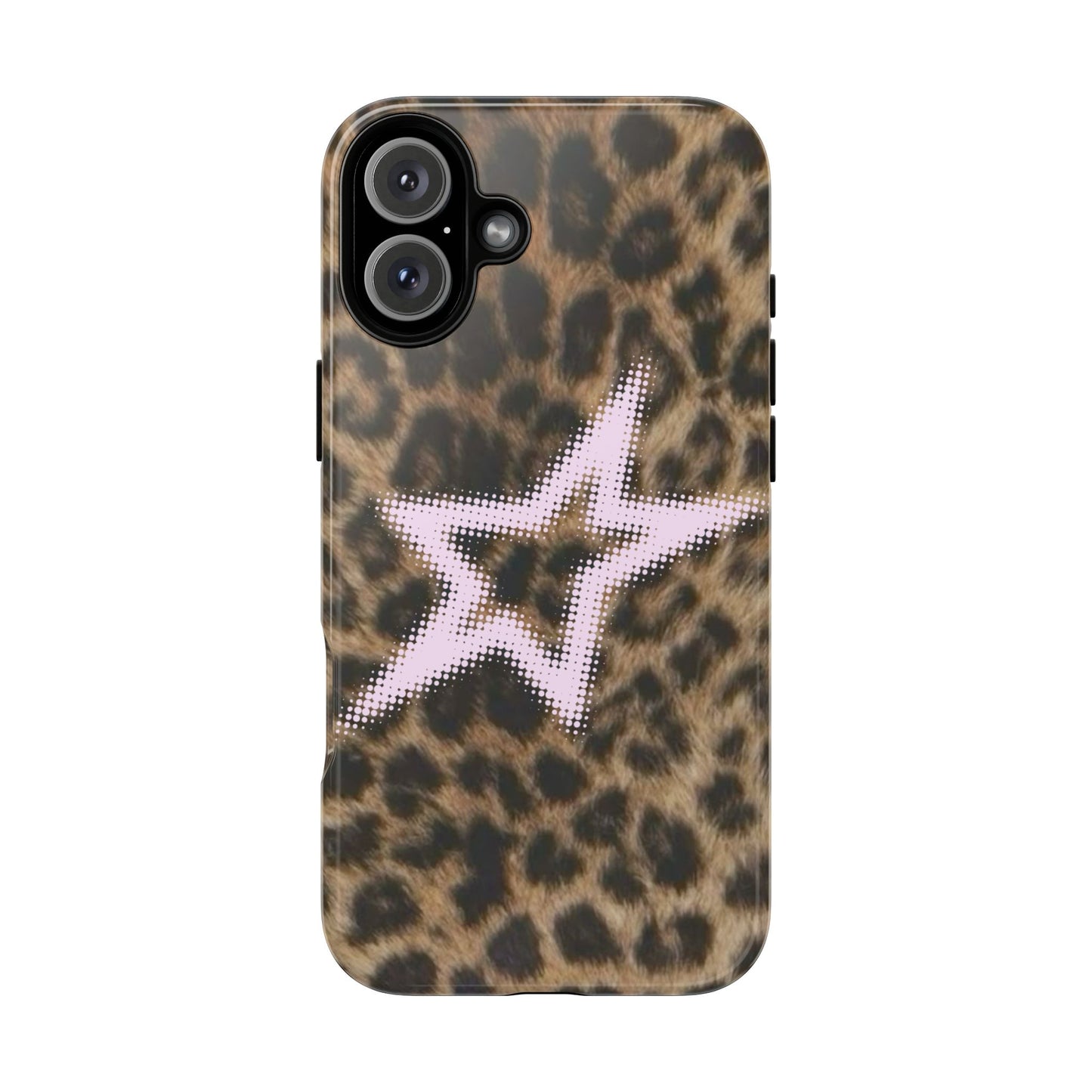 Pink Star Cheetah Case