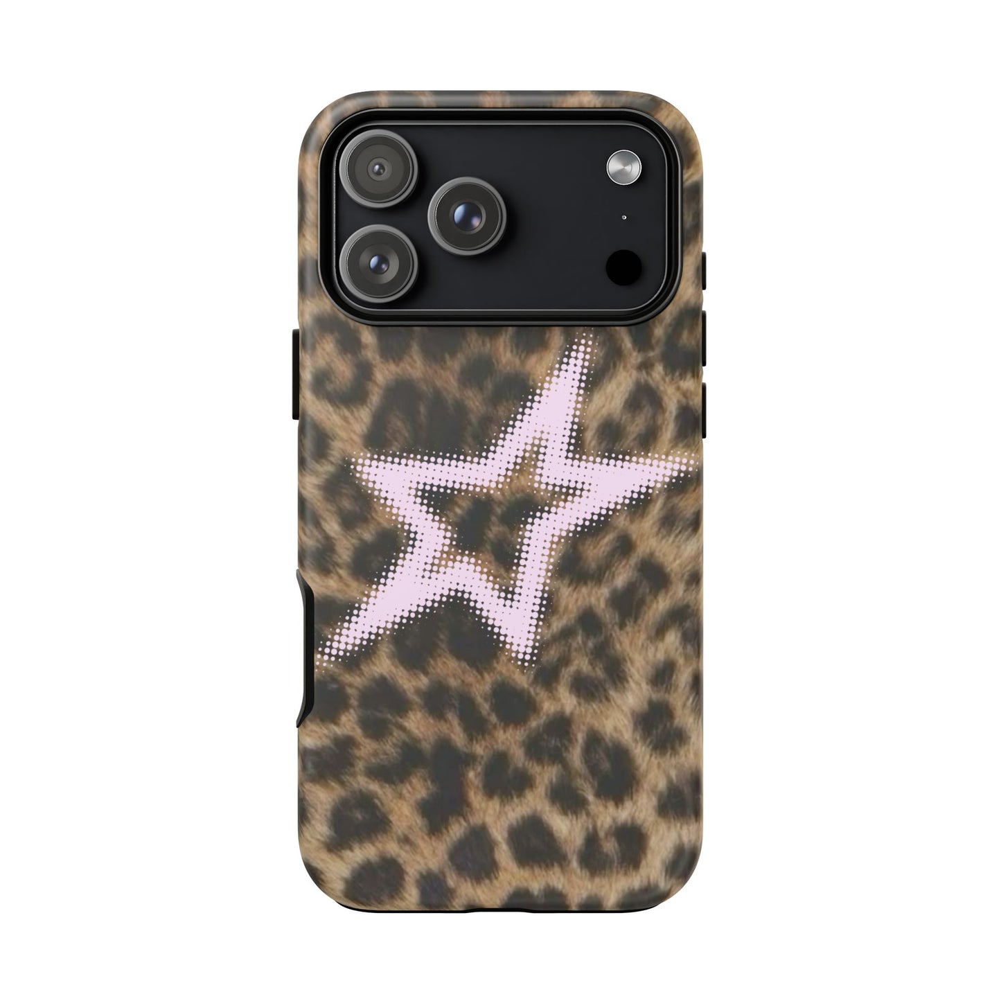 Pink Star Cheetah Case