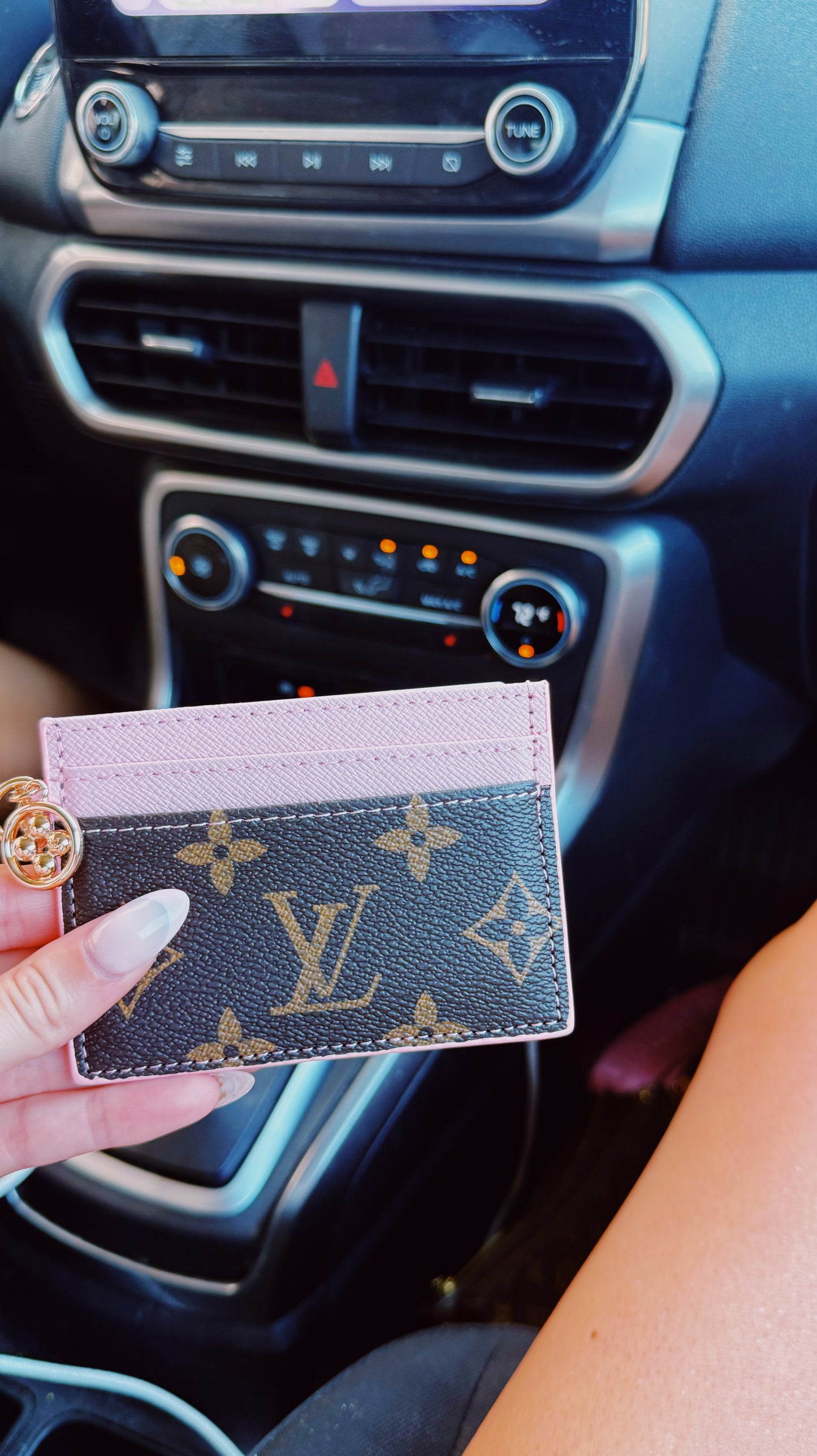 Pink Louis Card Holder