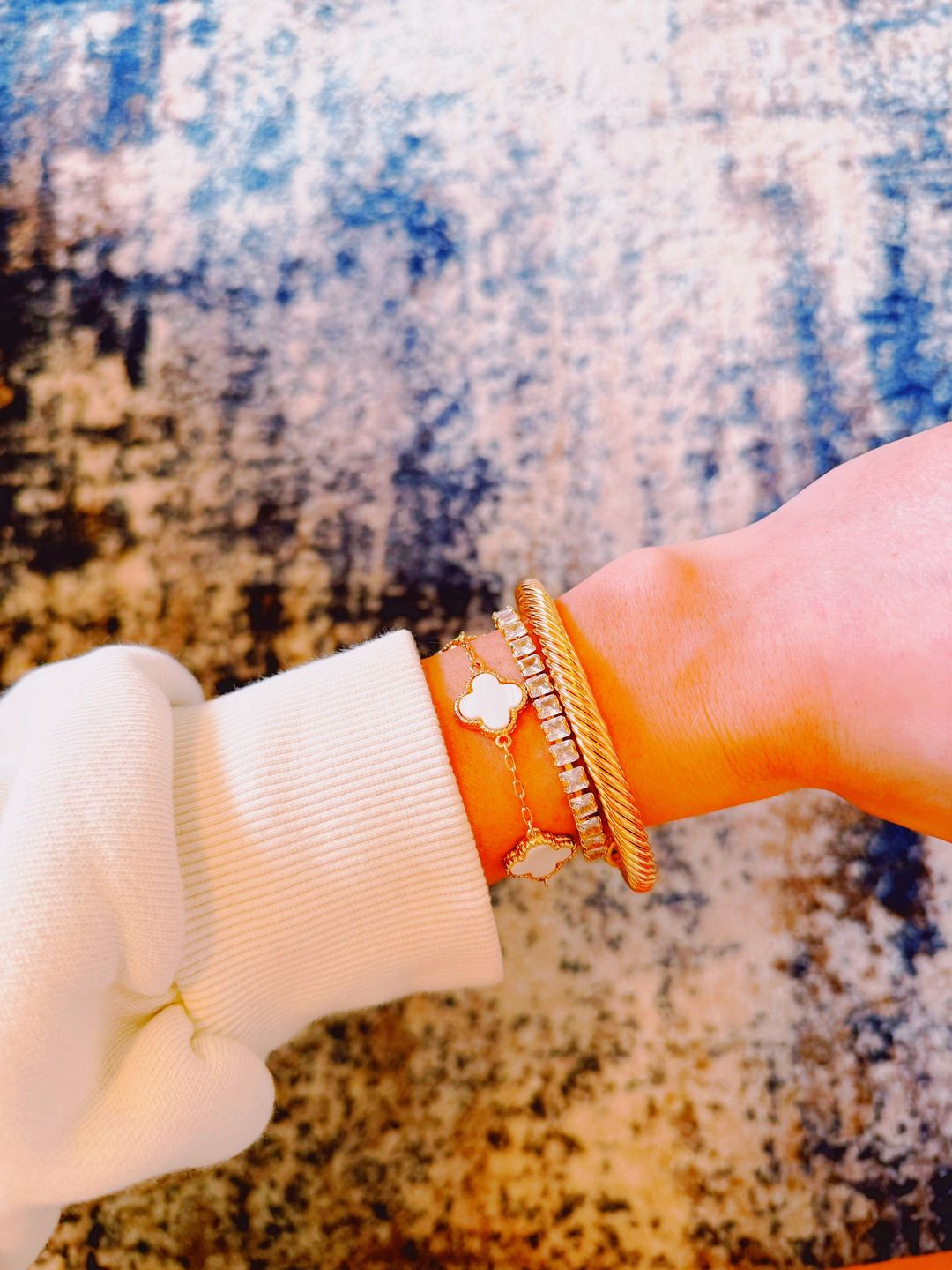 Signature Gold Cable Bracelet