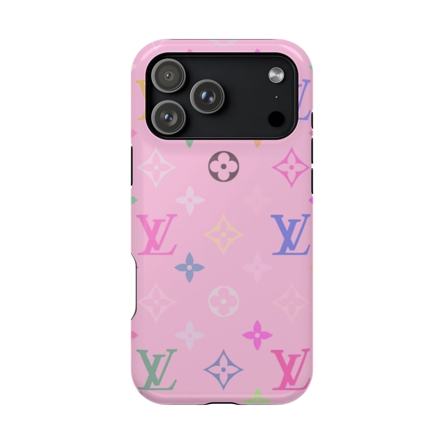 Pink Monogram - Impact-Resistant Case