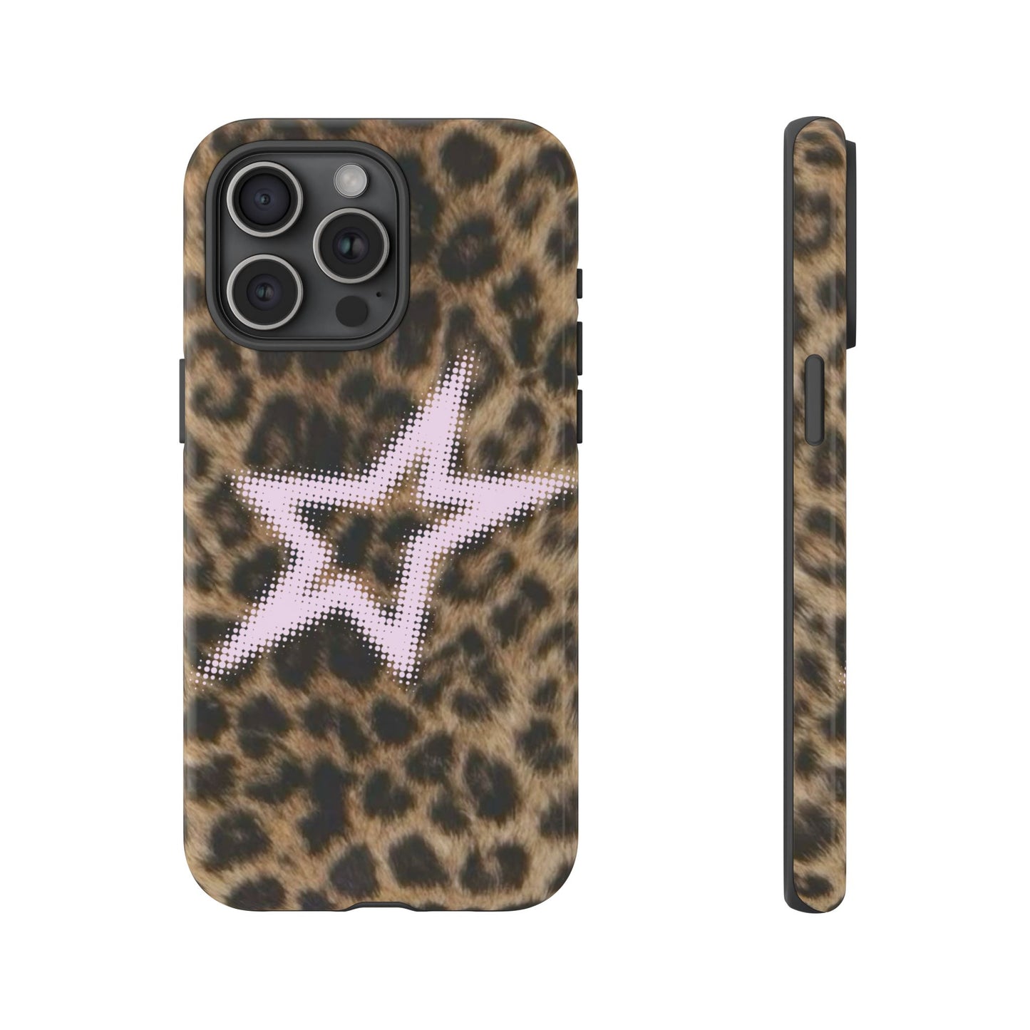Pink Star Cheetah Case
