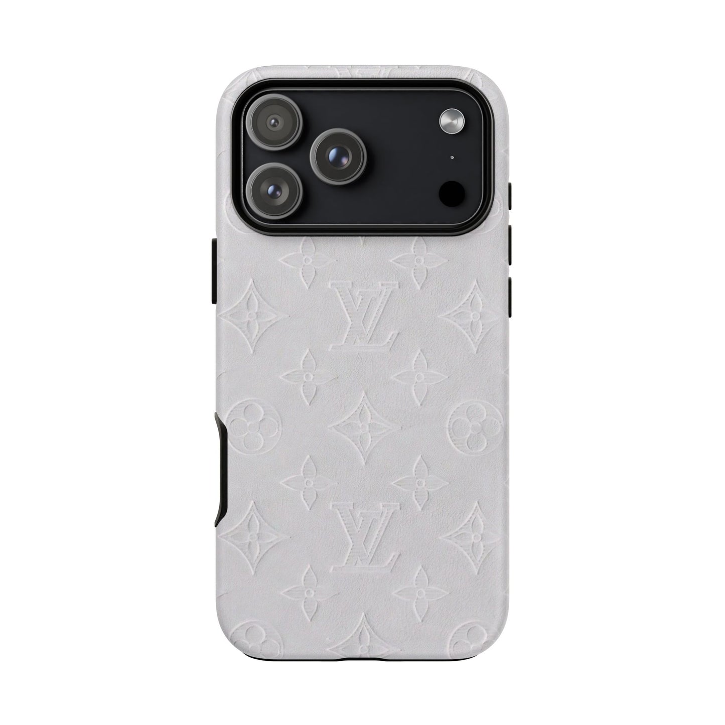 White Monogram Case