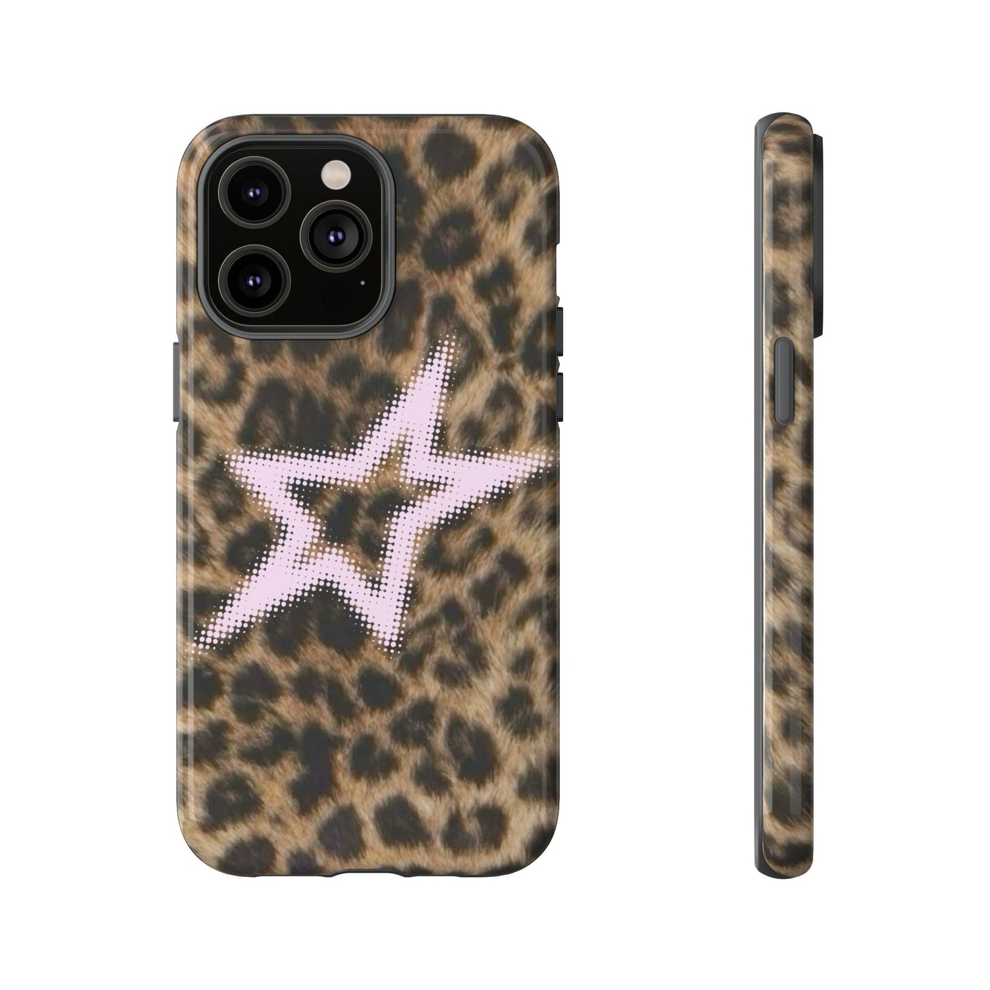 Pink Star Cheetah Case