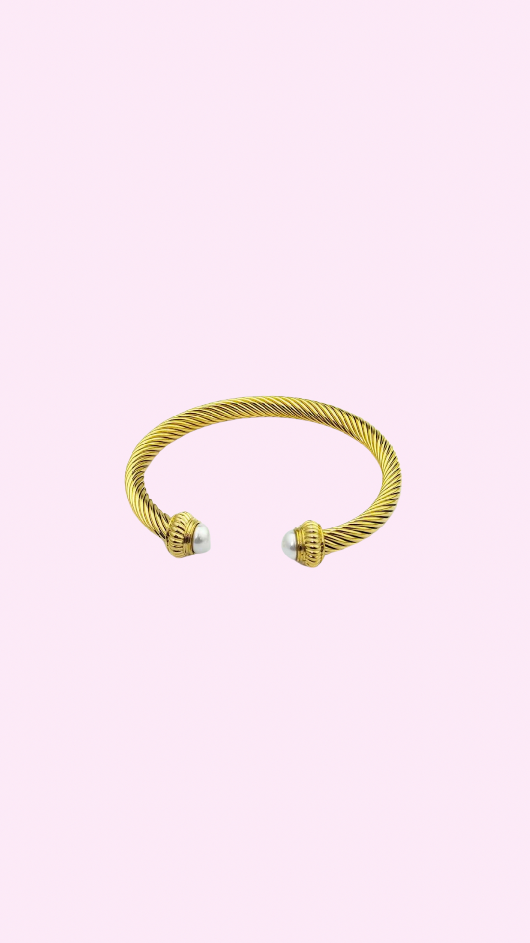 Gold Twist Bangle