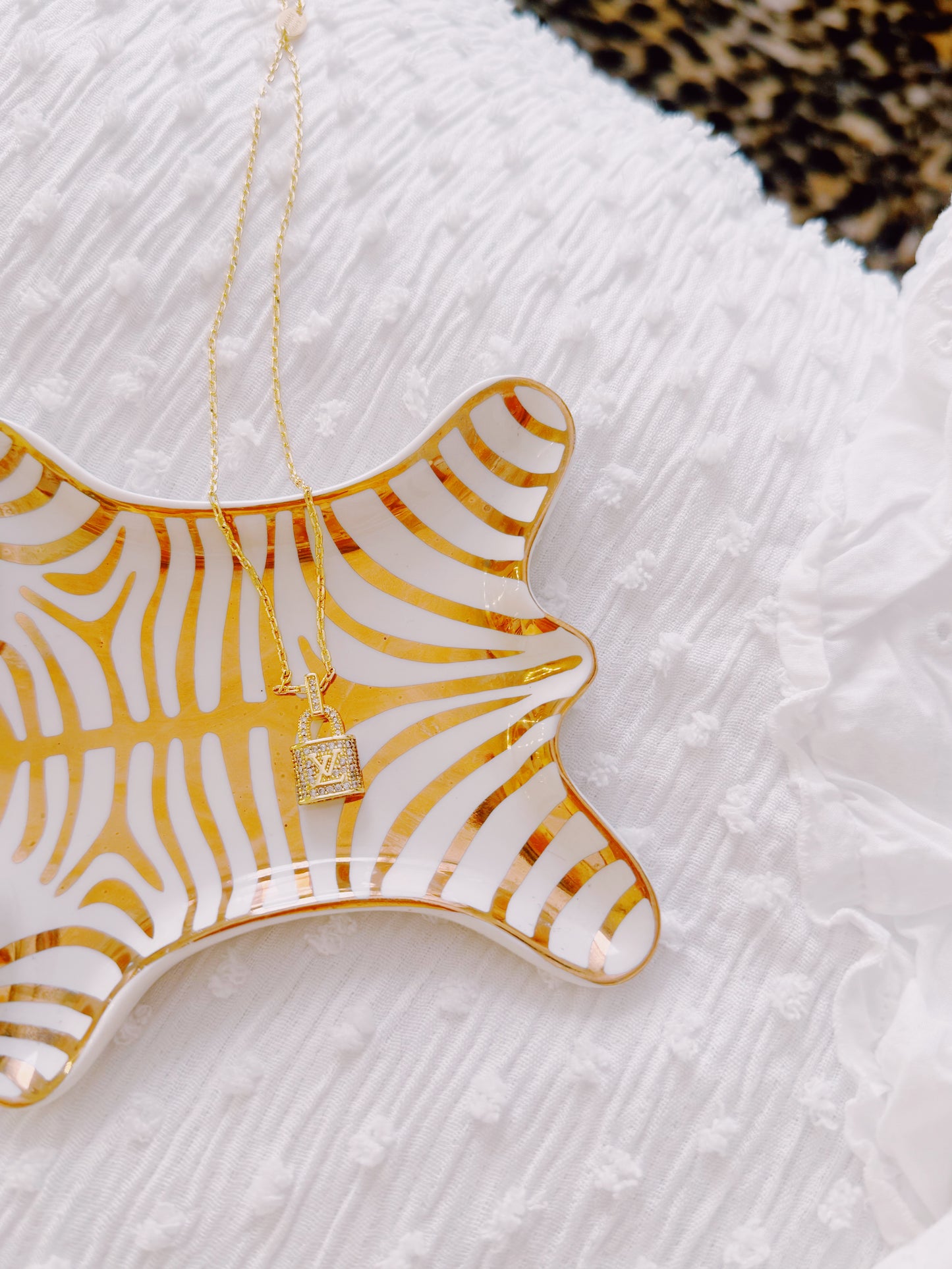Lilly Charm Necklace