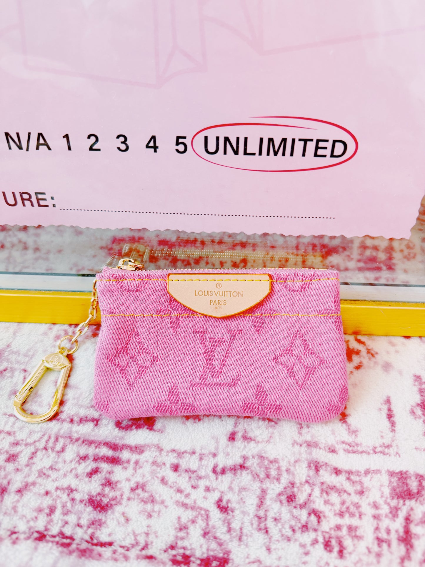 PRETTY IN PINK COIN PURSE - Please read description before buying!