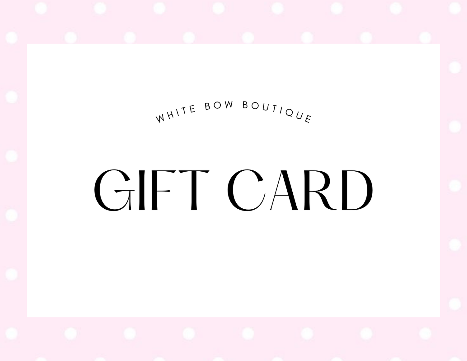 GIFT CARDS