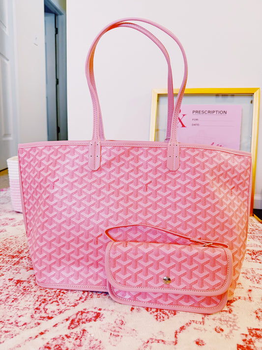 Pink Cabana Tote
