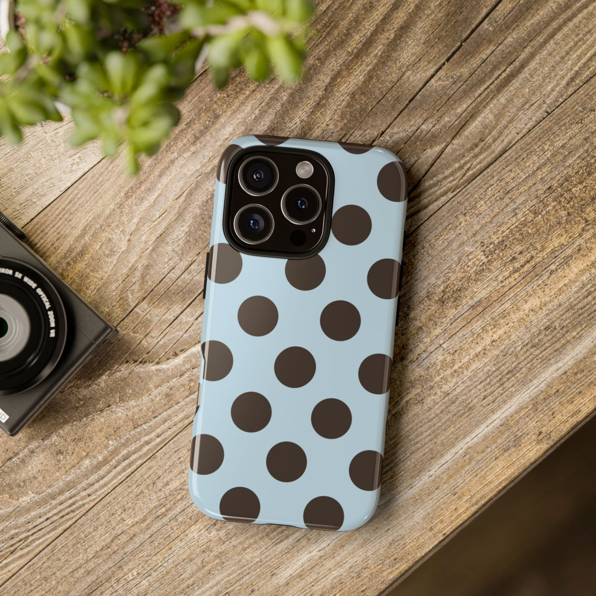 Brown Polka Dot Case