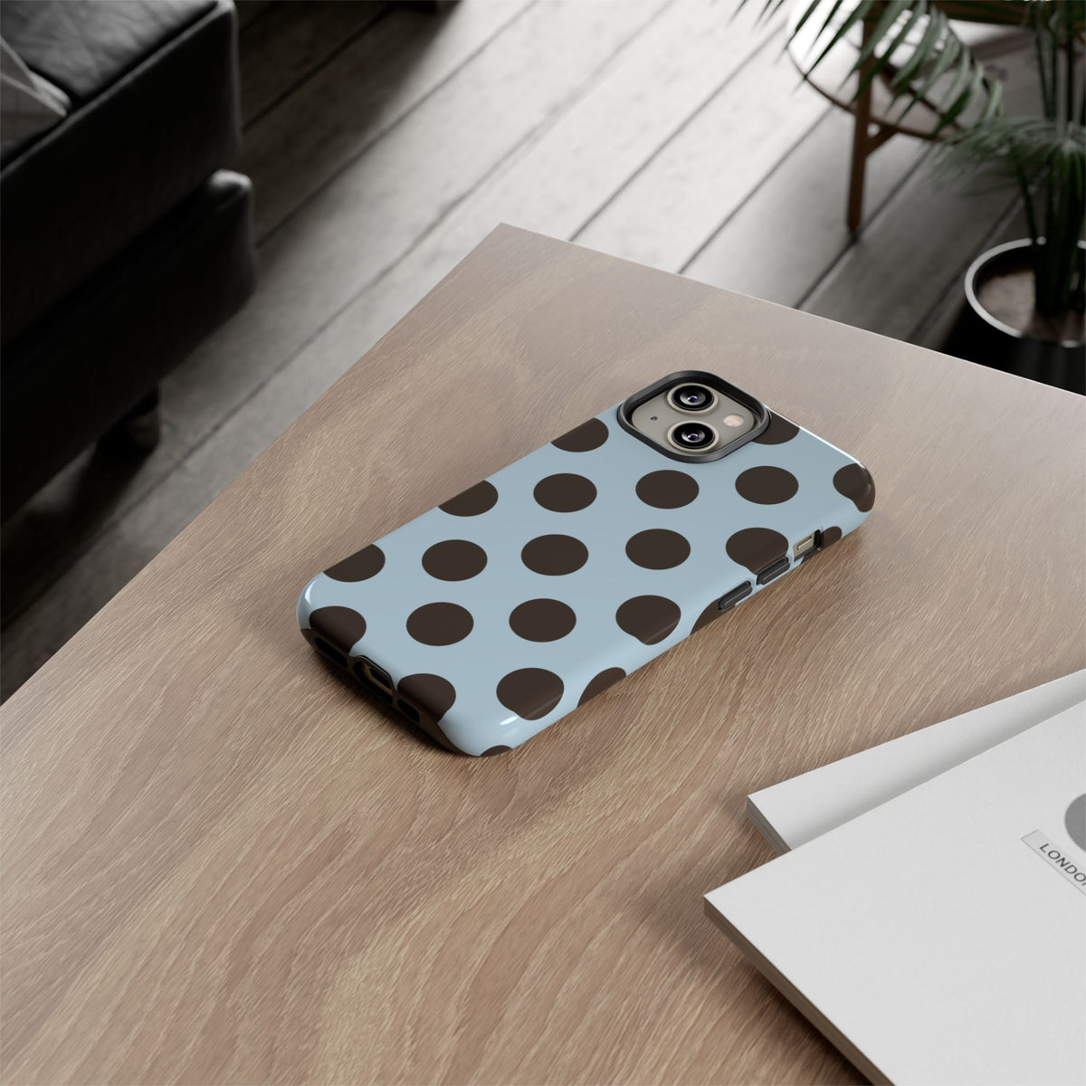 Brown Polka Dot Case
