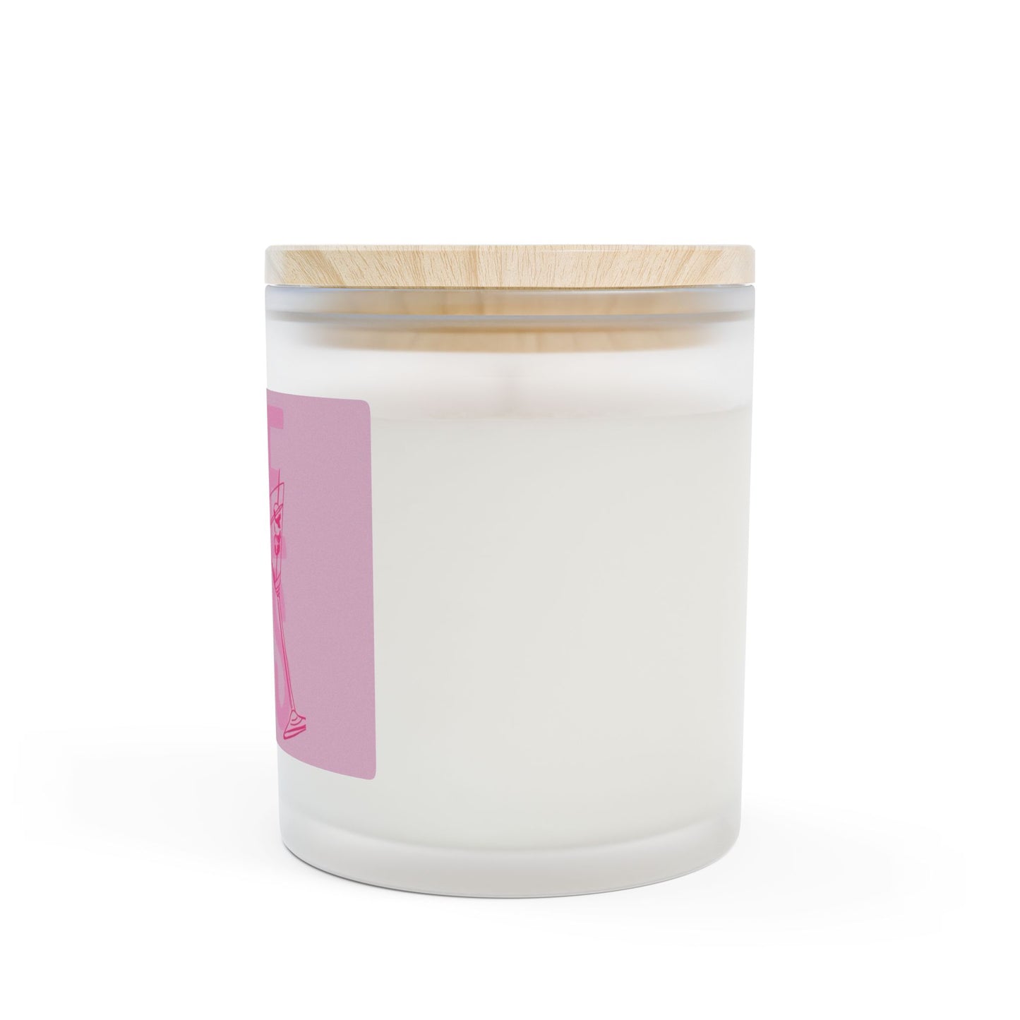 CHEERS! Frosted Glass Candle, 11oz