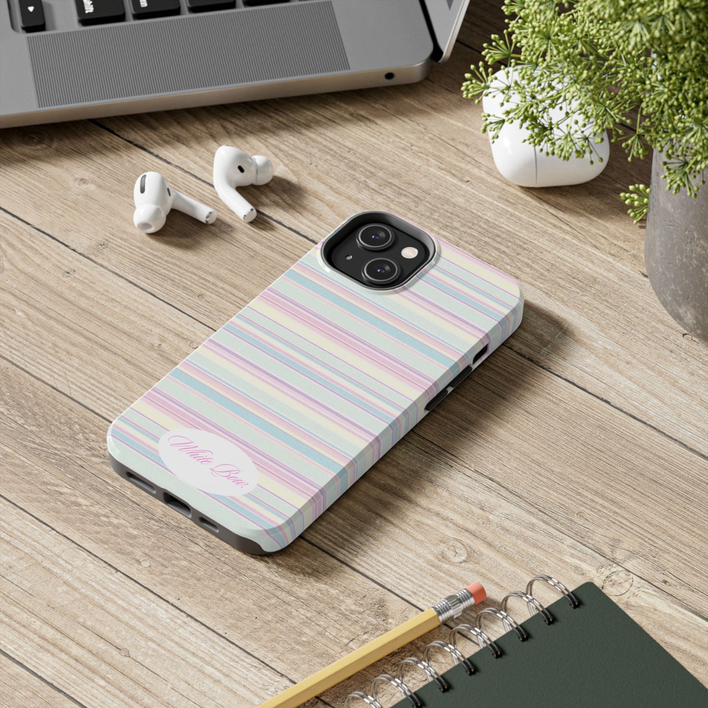 Signature White Bow Case