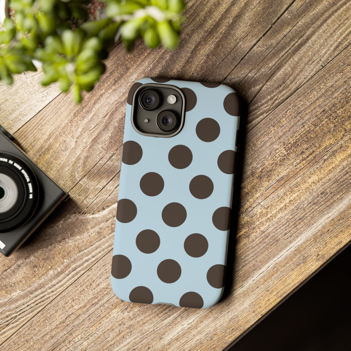 Brown Polka Dot Case