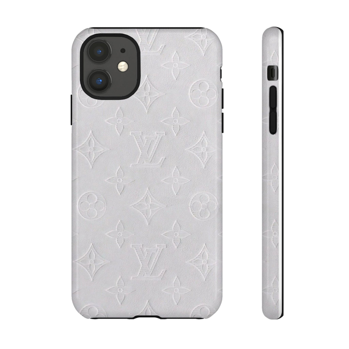 White Monogram Case
