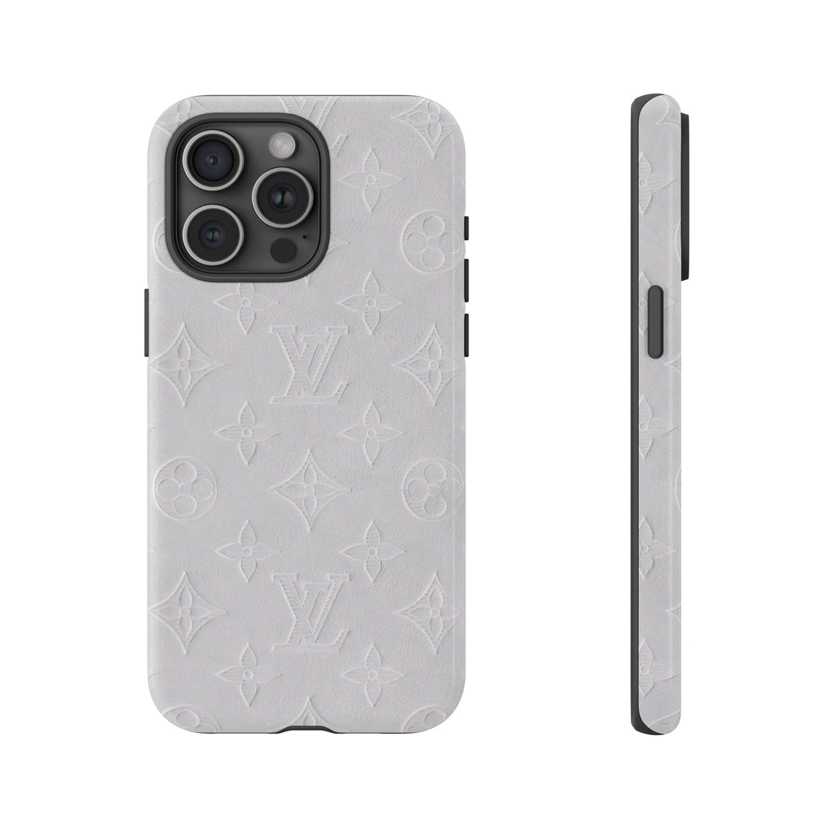 White Monogram Case