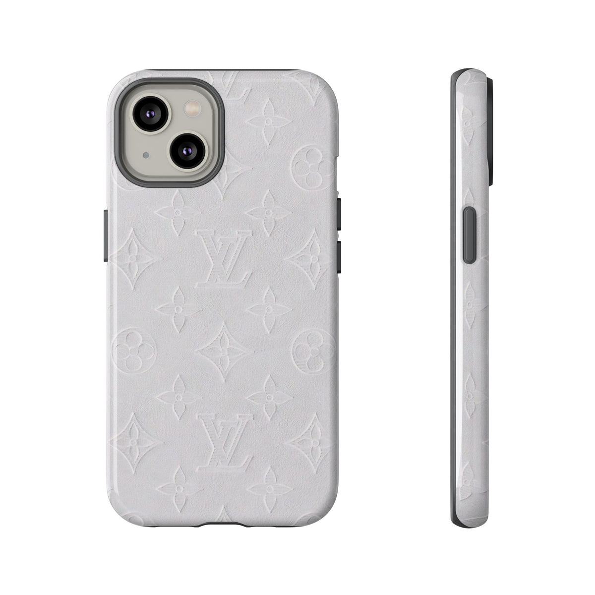 White Monogram Case