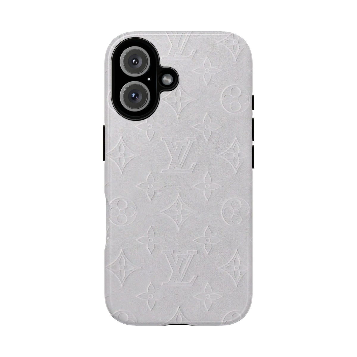 White Monogram Case