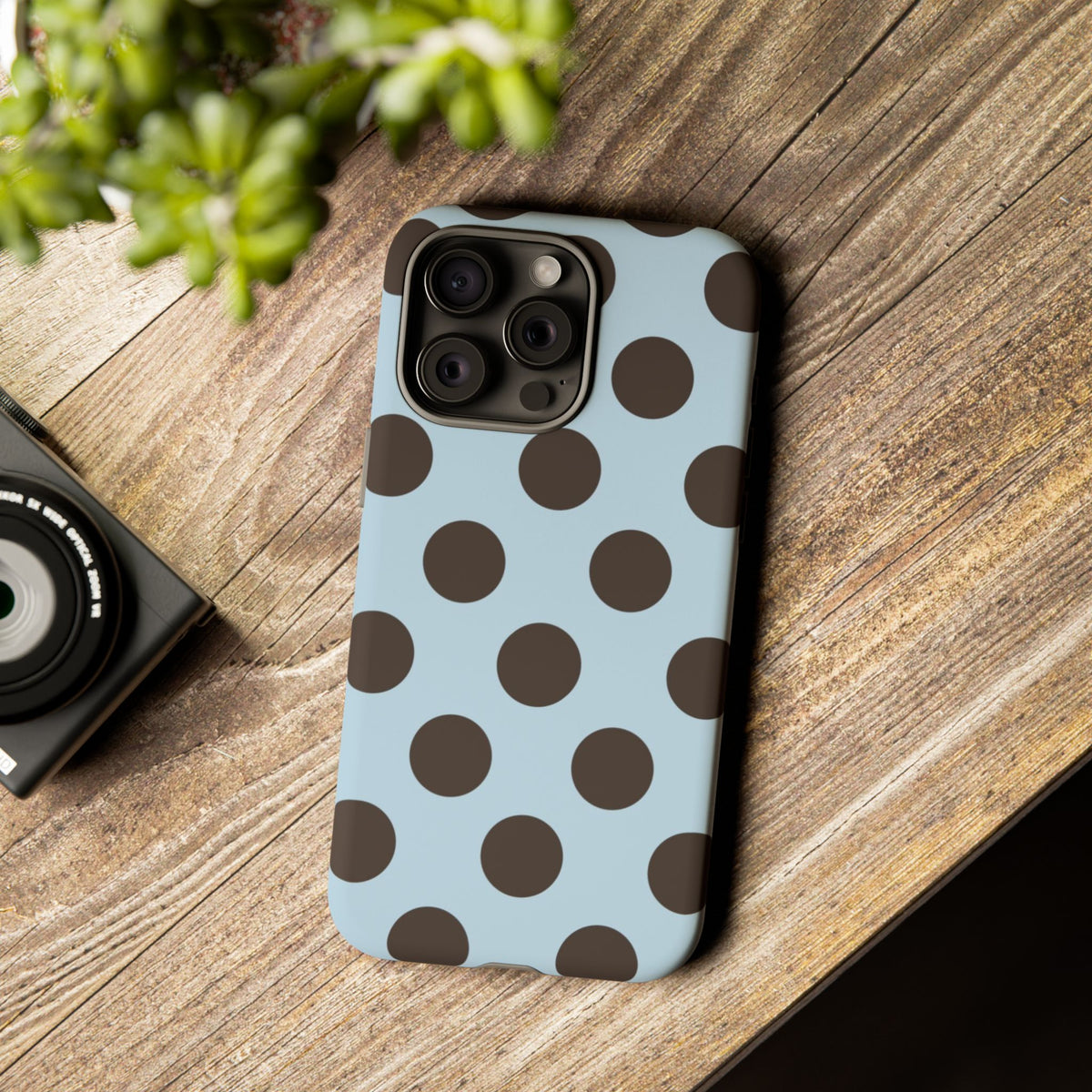 Brown Polka Dot Case