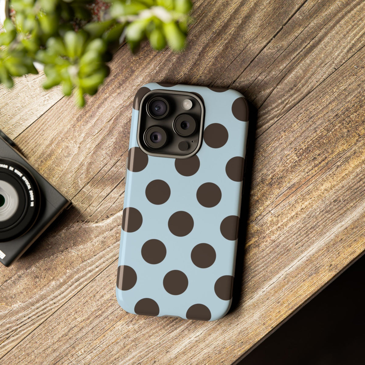 Brown Polka Dot Case