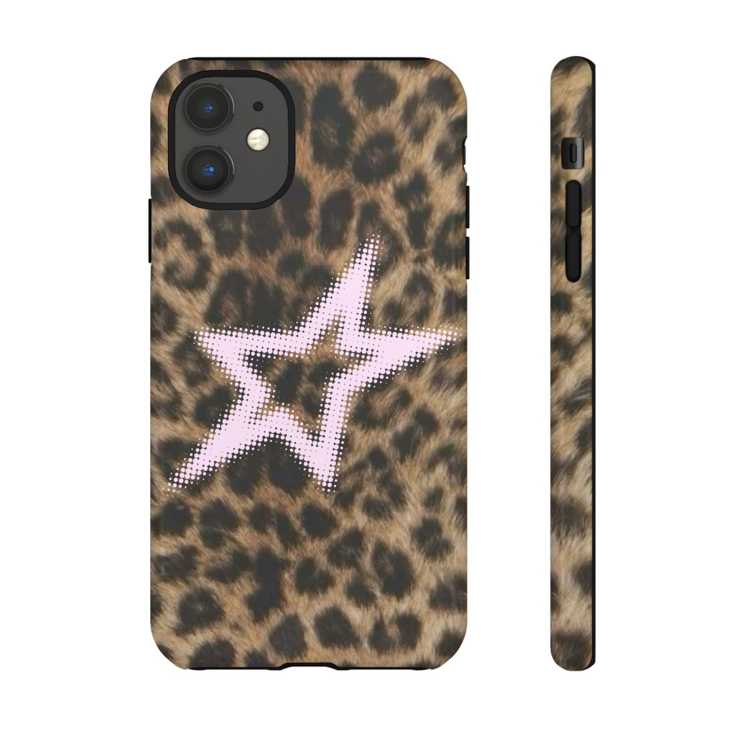 Pink Star Cheetah Case