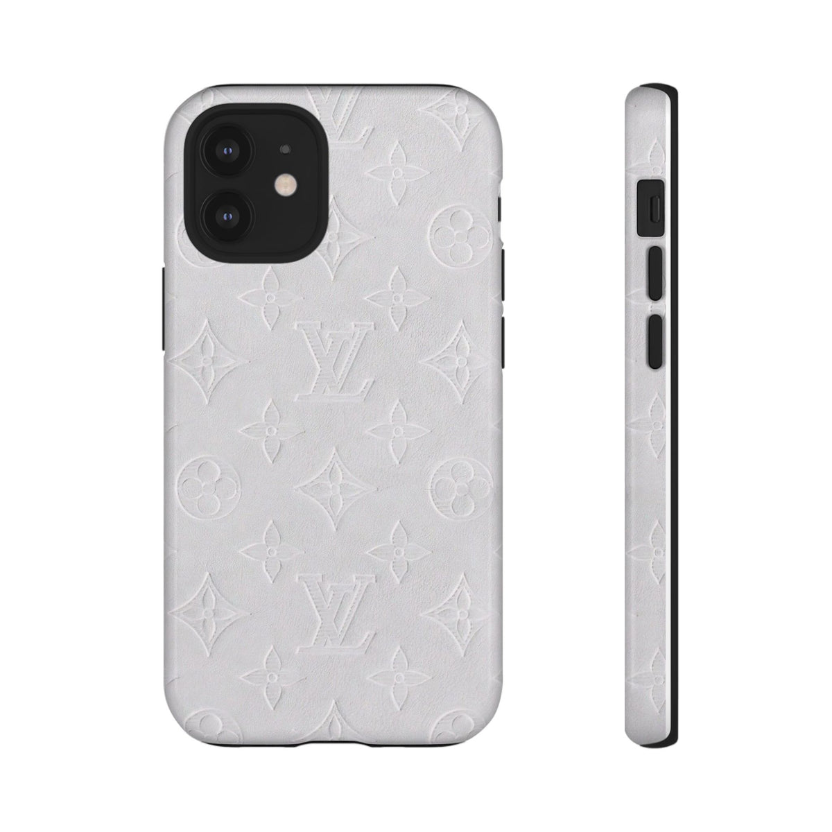 White Monogram Case