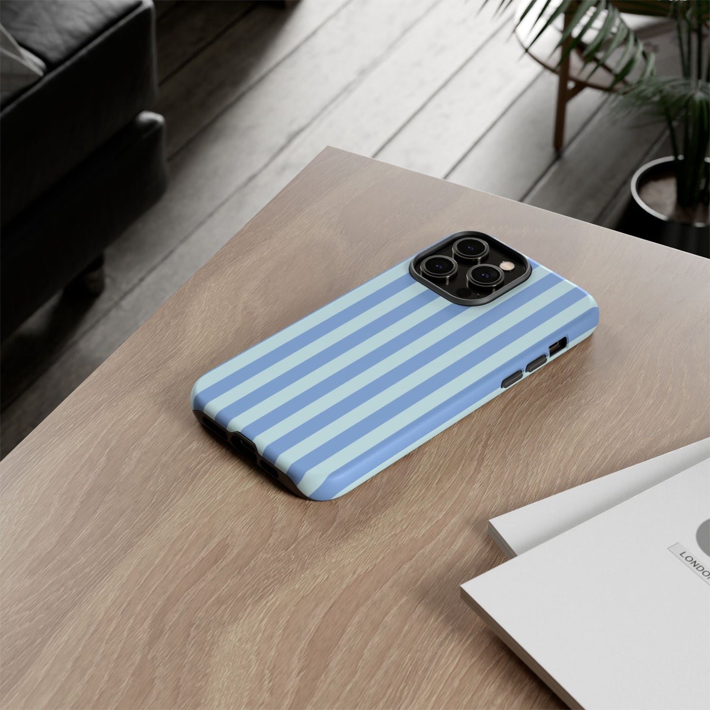 Blue Stripes Case