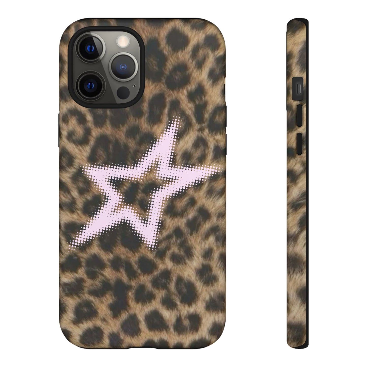 Pink Star Cheetah Case
