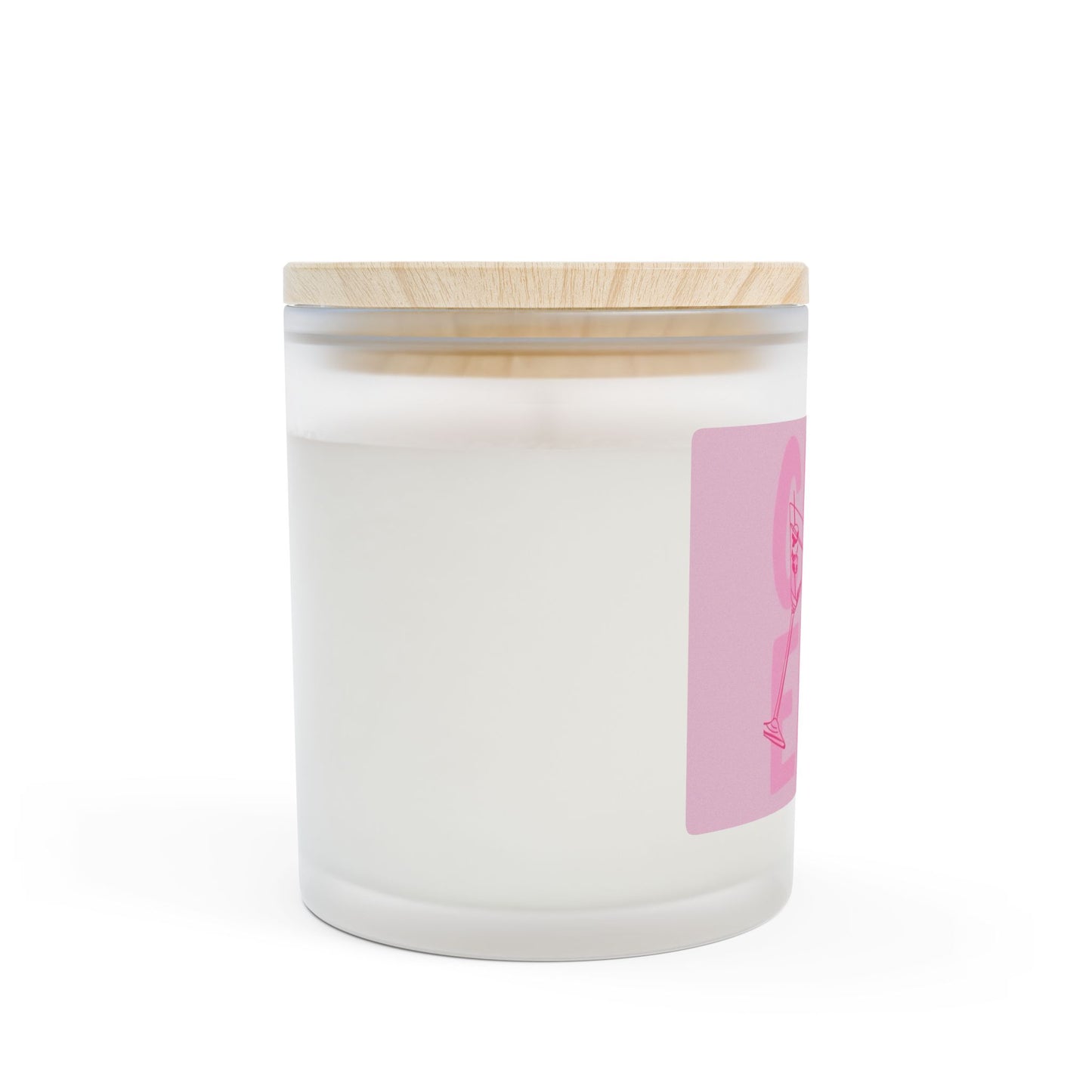 CHEERS! Frosted Glass Candle, 11oz