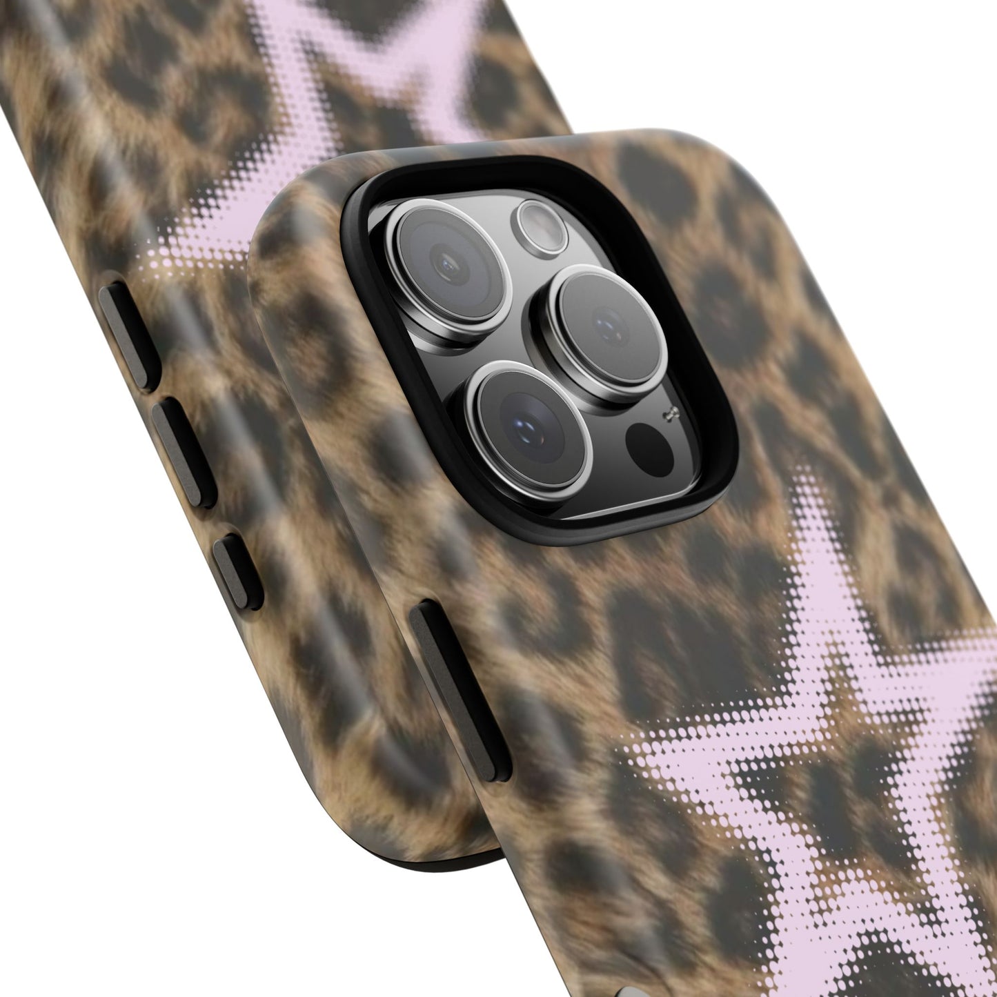 Pink Star Cheetah Case
