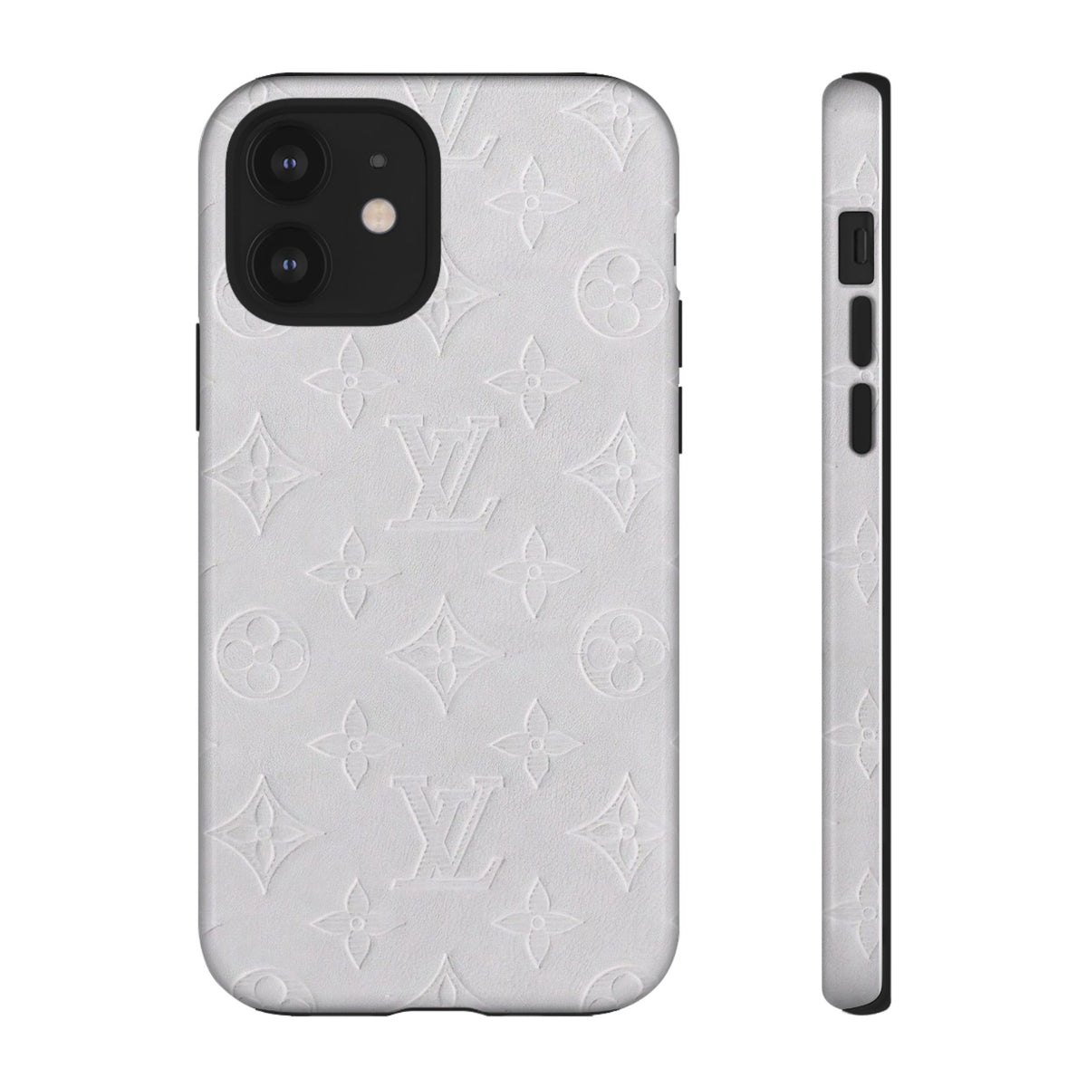 White Monogram Case