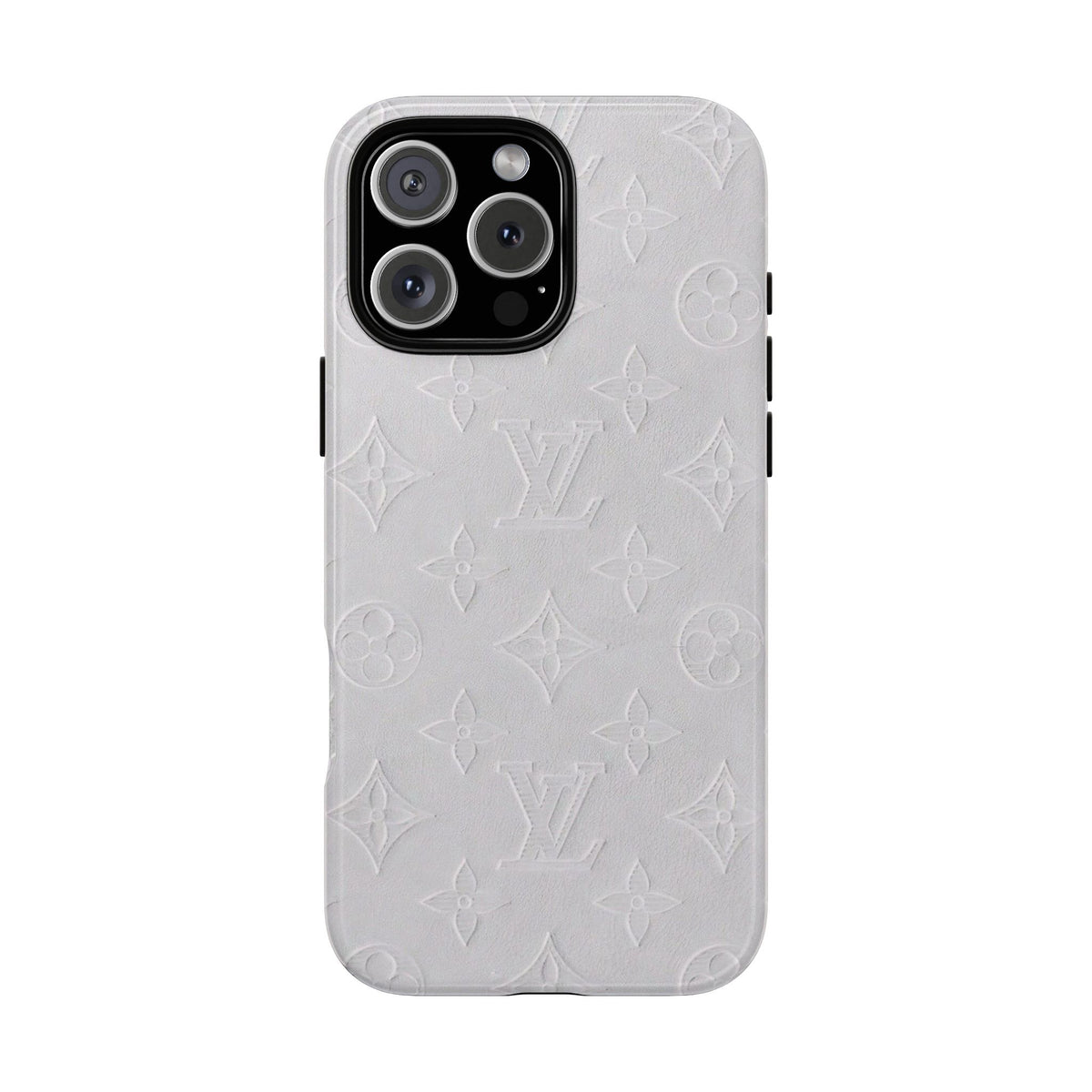 White Monogram Case