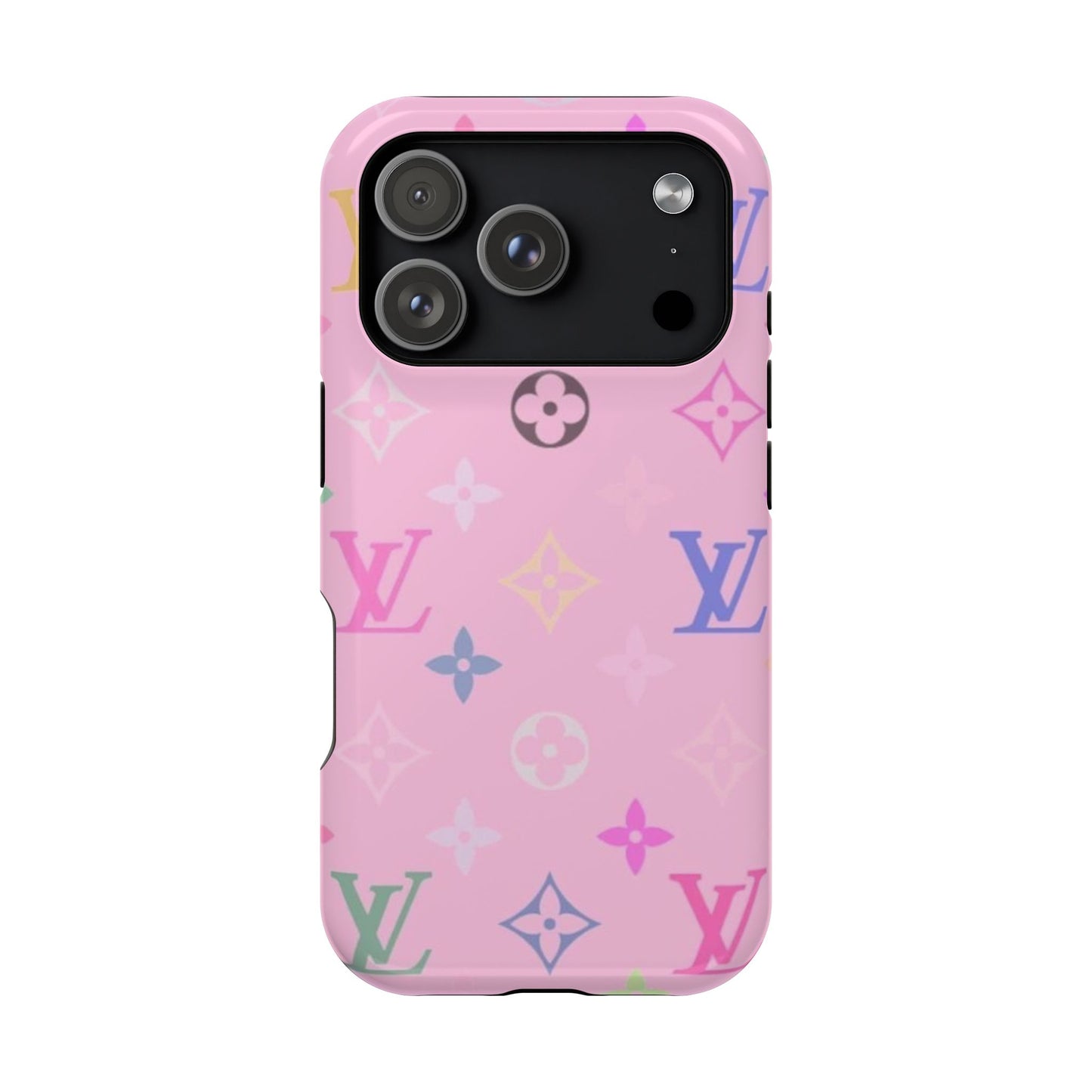 Pink Monogram - Impact-Resistant Case