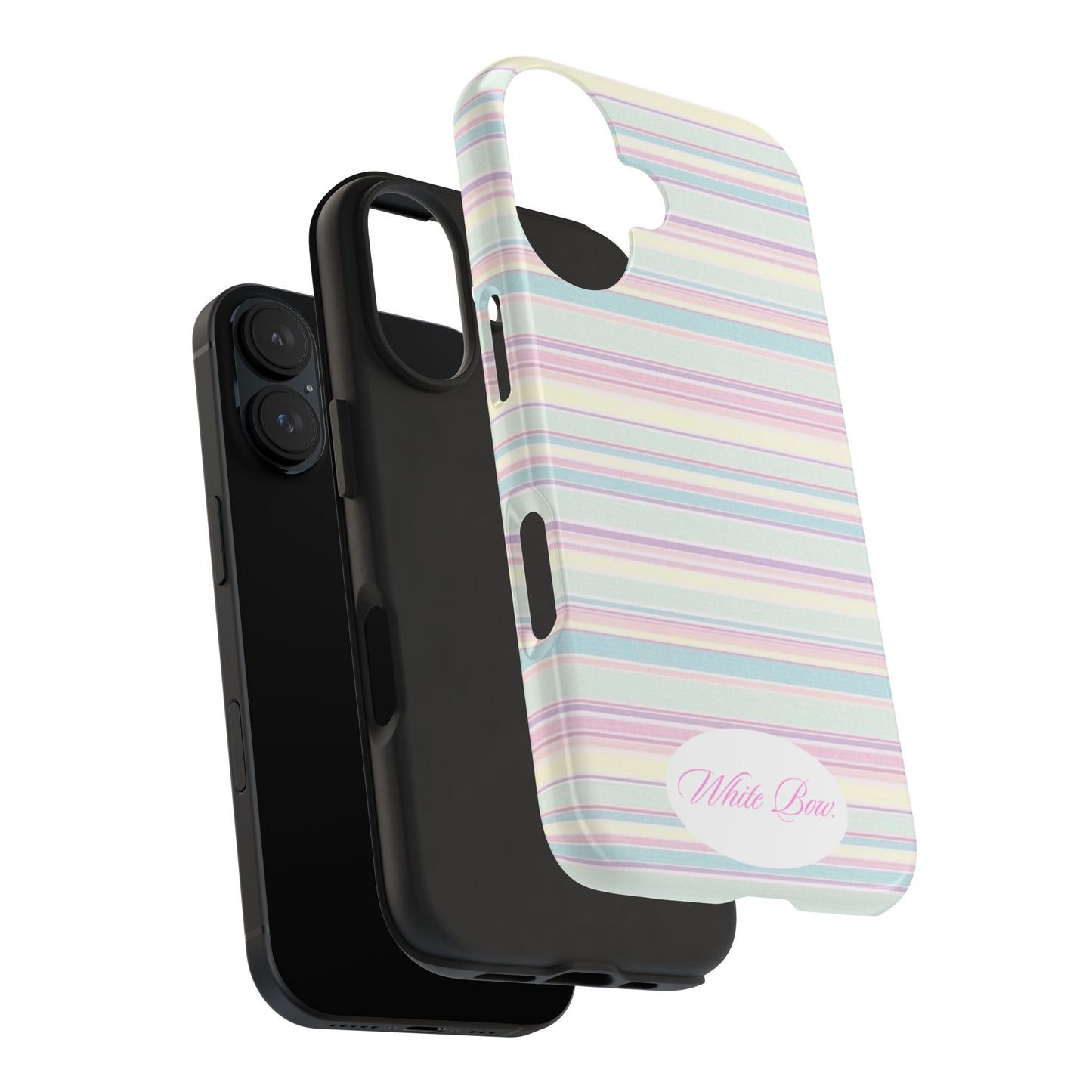 Signature White Bow Case