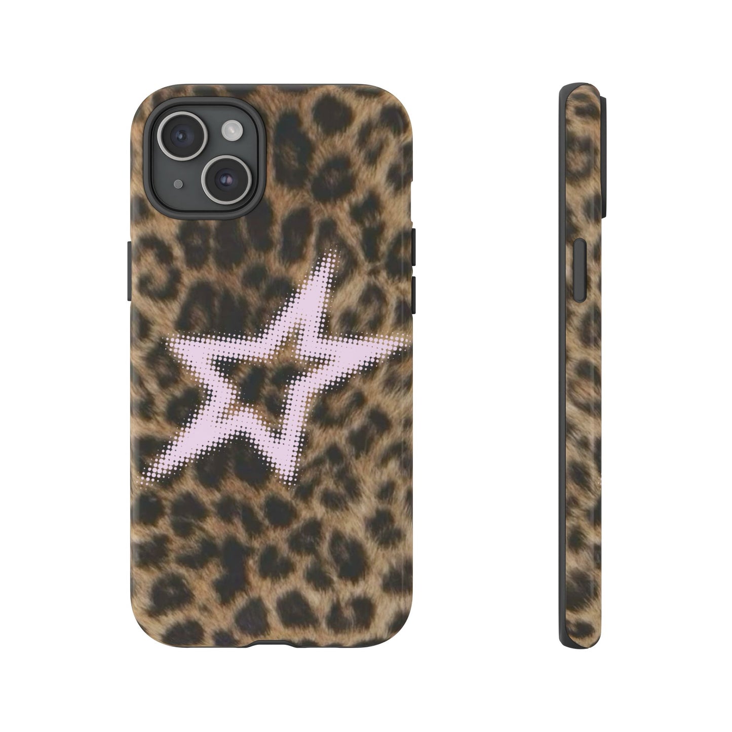 Pink Star Cheetah Case