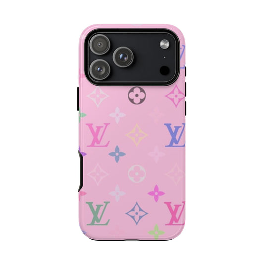 PINK MONOGRAM CASE