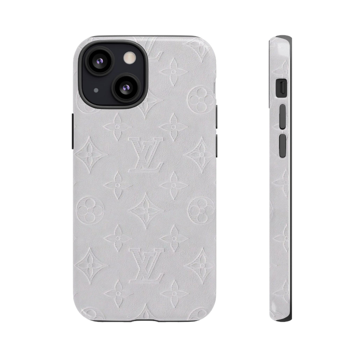 White Monogram Case