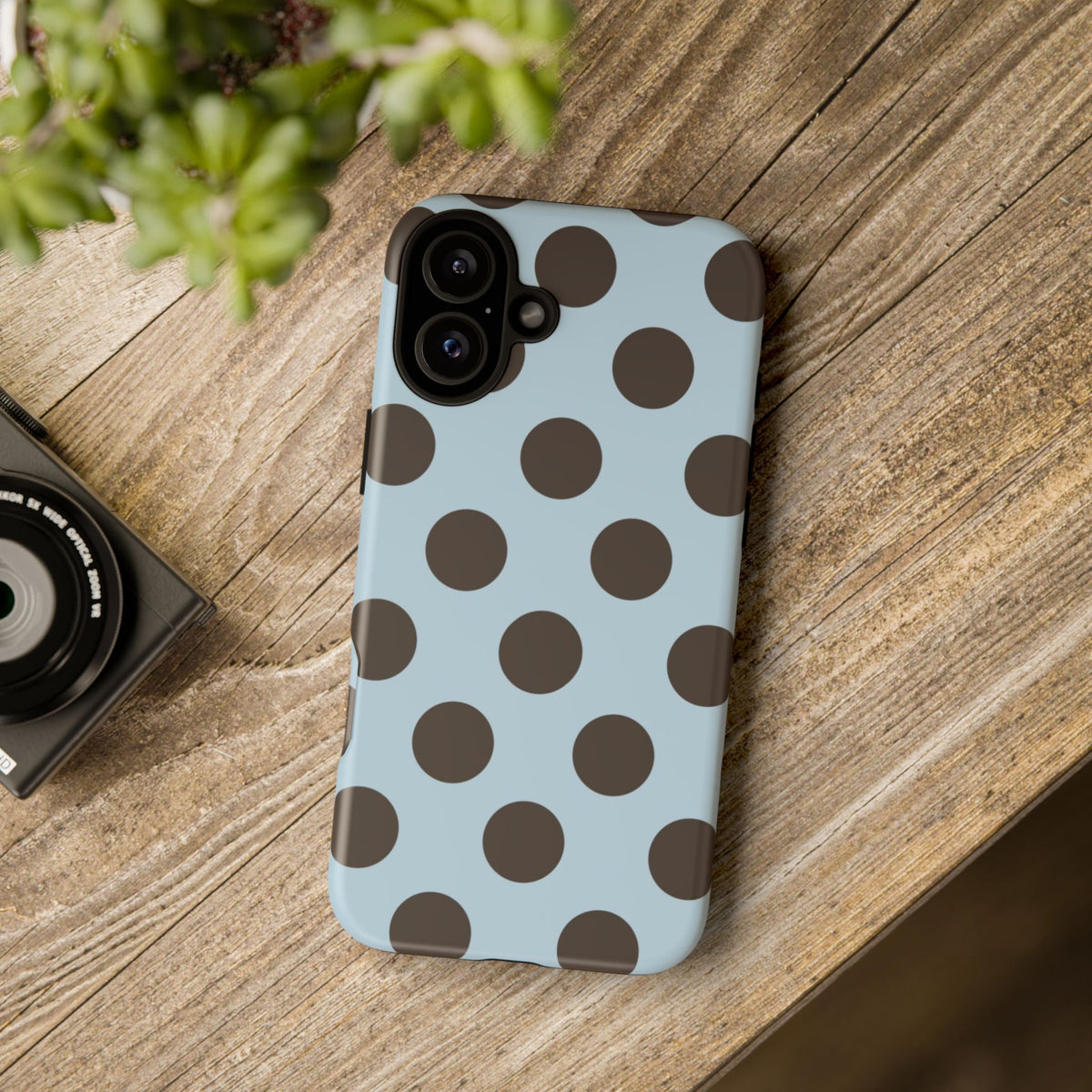 Brown Polka Dot Case