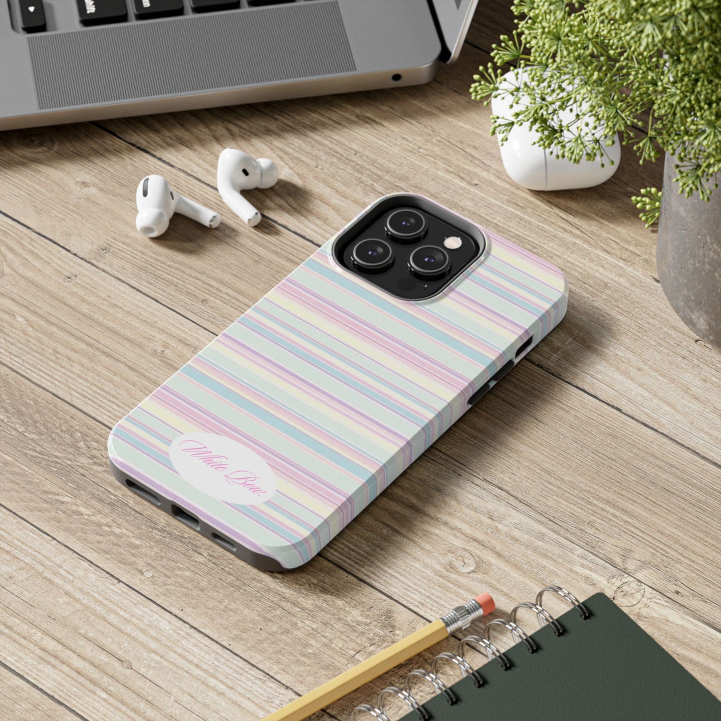 Signature White Bow Case