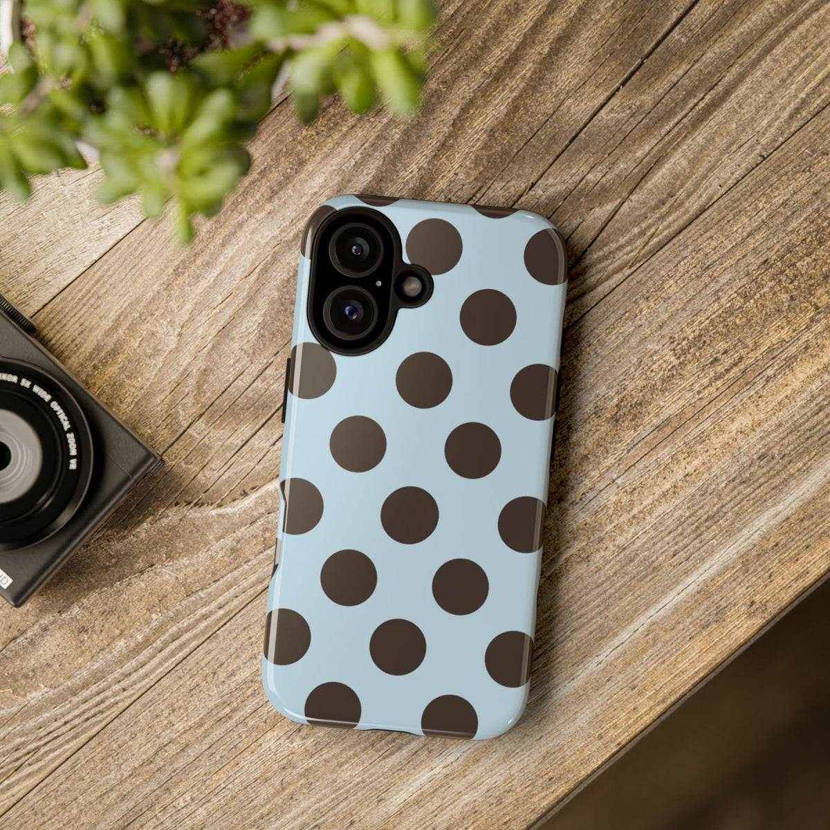 Brown Polka Dot Case