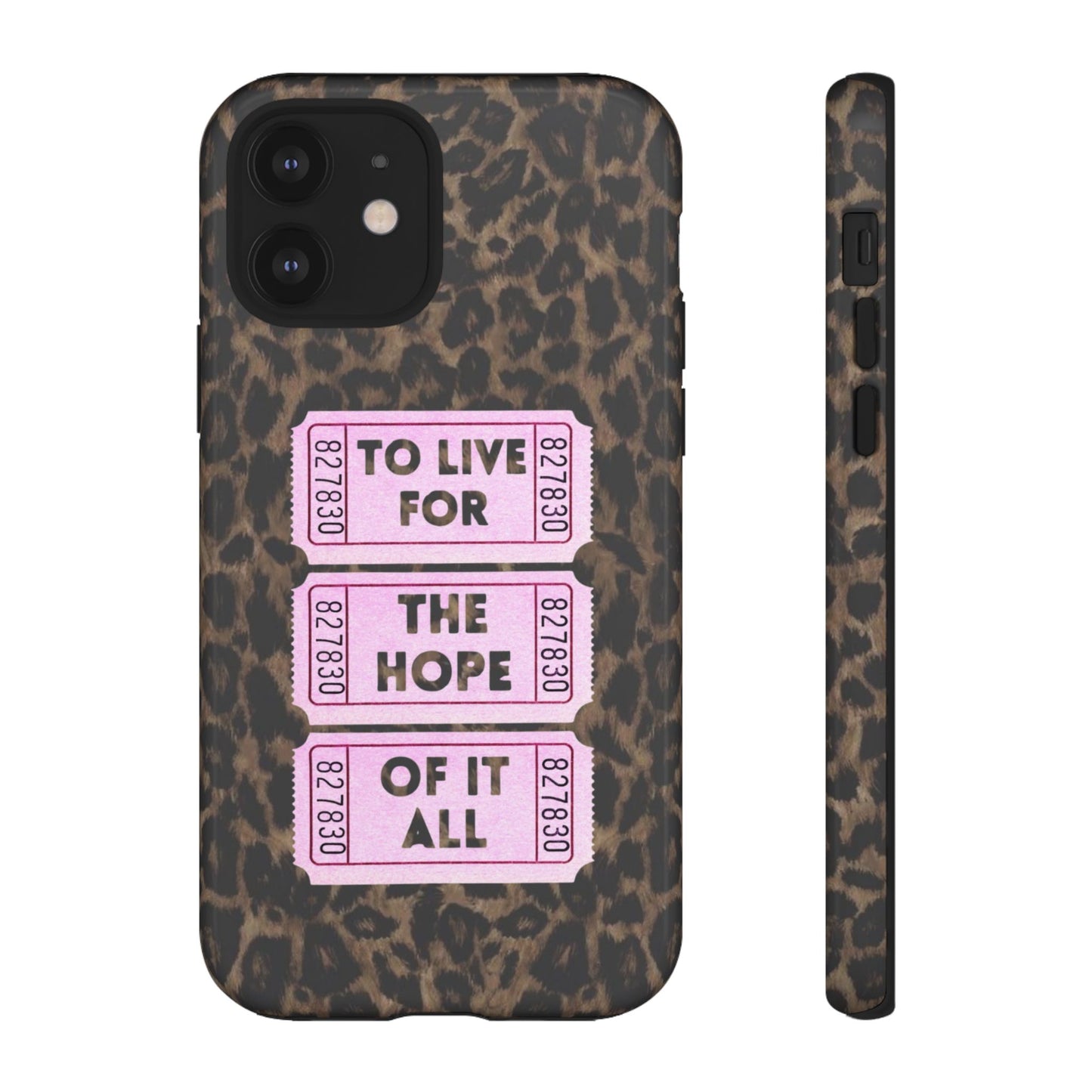 TO LIVE FOR THE HOPE OF IT ALL